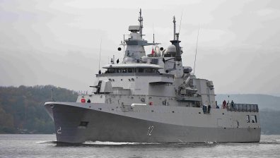 В Черно море изпитаха нов патрулен кораб за ВМС
