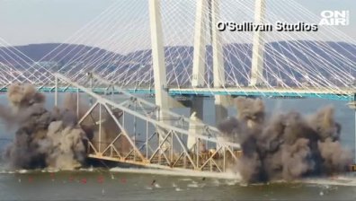 Взривиха един от емблематичните мостове над река Хъдсън в Ню Йорк