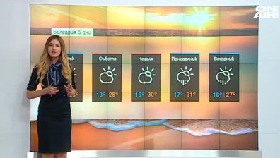Облачна вълна над страната, но постепенно ще се затопля