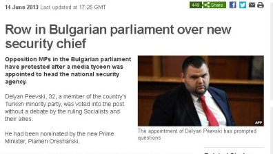 Скандал в българския парламент след избора на нов шеф по сигурността, пише BBC