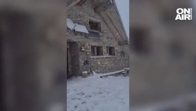 Първи сняг падна в Пирин, затрупа заслона Тевно езеро