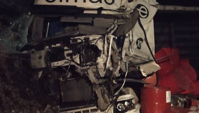 Удар между два камиона затвори пътя Русе-Бяла