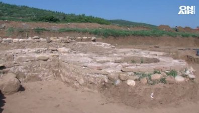 Непокътната римска гробница бе открита по време на строителството на АМ "Струма"