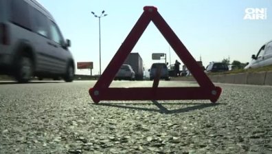 Катастрофа и ремонт задръстиха Околовръстното в София