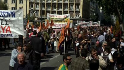 Общонационална стачка блокира Гърция