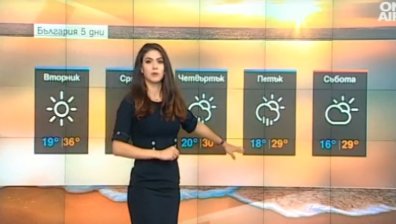 Днешният ден отново ще бъде горещ, температурите - между  33&deg; и 38&deg;