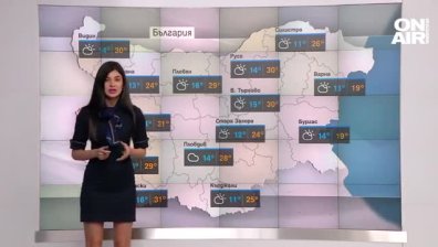 Следобедни валежи на места и до 31-32 градуса през днешния ден