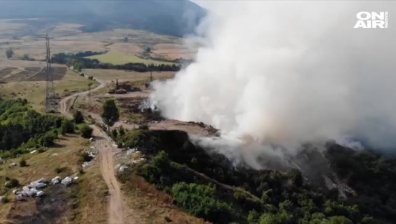 Сметището над Дупница се самозапали: Няма данни за замърсяване на въздуха