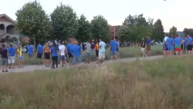 Бой между фенове на "Левски" и "Хайдук" преди мача в Хърватия
