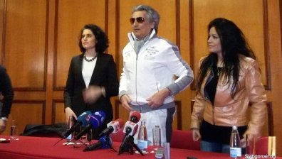Италианската звезда Тото Кутуньо - ден преди концерта си у нас