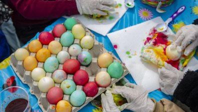 Подготовка за Възкресението: Малки и големи боядисаха 2022 яйца в Банкя