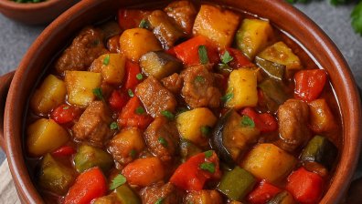 Рецепта от тефтера на баба: Гювеч с месо и зеленчуци