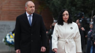 Президентът на Косово - Вьоса Османи - Садриу е на официално посещение в България