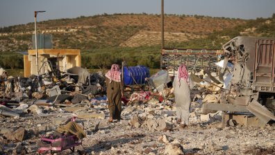 Русия удари Сирия по въздух, 34 души загинаха