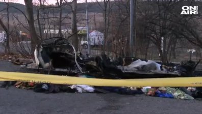 Мъж загина при пожар в каравана в Бургас