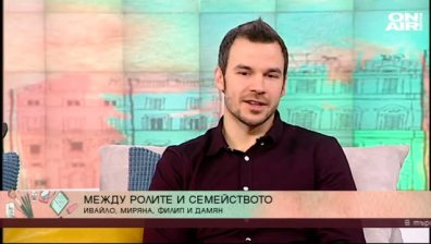 Ивайло Захариев между театъра, киното и семейството