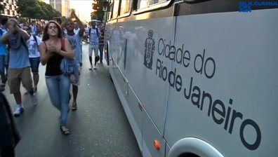 Над 1000 души излязоха на протест в Рио де Жанейро