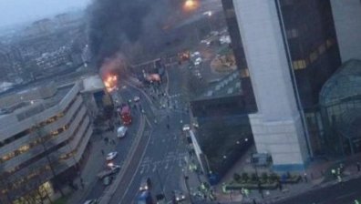 Хеликоптер се разби в Лондон