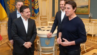 Том Круз се срещна със Зеленски, обсъдиха снимките на новата "Мисия невъзможна" (Видео)