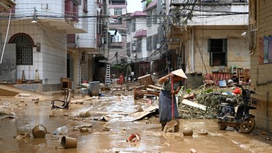 Китай е заплашен от екстремни валежи