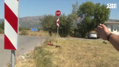 Обезопасяват опасно кръстовище край с. Мирково