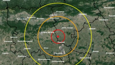 Земетресение край Стара Загора