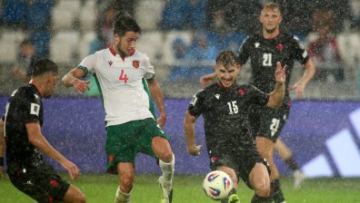  "Лъвовете" се удавиха под дъжда в Тбилиси, и Грузия ни разби с 3:0