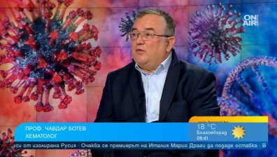 Проф. Ботев: Омикрон е най-коварен, предизвиква тромбози и увреждане на съдовете