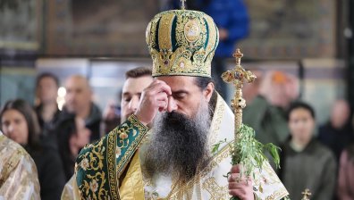 Патриарх Даниил оглави тържествената литургия за Цветница (СНИМКИ)