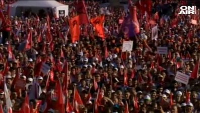 Хиляди на митинг в Турция