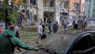 Руският удар в Харков: Поне 12 загинали, 43-ма ранени и десетки изчезнали