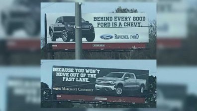 Производителите Ford и Chevy се атакуват чрез рекламни послания