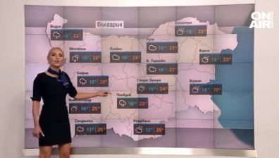 Дъжд и градушки в следобедните часове, ще подминат източната част от страната