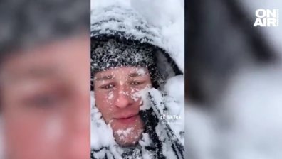 Напук на лошото време в САЩ - подкараха кънки по заледени тротоари, сноуборд по парапети