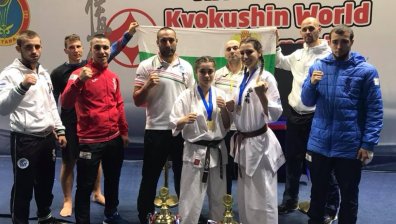 Световна шампионска титла и сребро спечелиха каратисти на БККФ от Мондиала по киокушин в Казахстан
