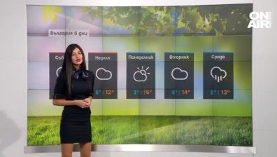 Очаква ни облачна и дъждовна седмица