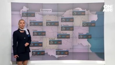 Слънчево и топло начало на деня, следобед ще вали дъжд