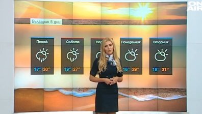 Следобедни валежи с гръмотевици, предстои по-хладно време