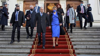 Радев получи благословия от патриарх Неофит в "Св. Александър Невски"