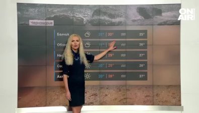 Гореща сряда с температури до 40 градуса, в четвъртък ще има летни валежи и бури