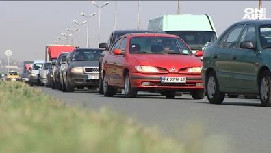 Огромно задръстване на Околовръстното в София заради ремонт