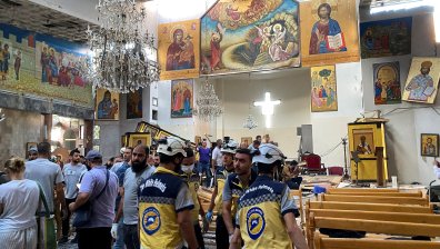 20 загинали и над 50 ранени след атентата в църква в Сирия