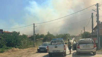 Частично бедствено положение в Хасковско заради огромния пожар