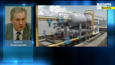 Христо Казанджиев и Димитър Бечев в Денят он ер за газовото споразумение ЕС-Русия-Украйна