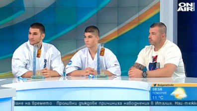 Европейските ни шампиони по карате киокушин за пътя към отличията