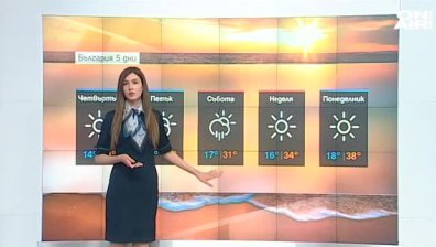 Идеално време за плаж, ще бъде слънчево и топло над цялата страна