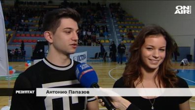 Световните шампиони по аеробика Ана-Мария Стоилова и Антонио Папазов в Резултат