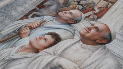 Изкуството оживя пред базиликата "Свети Франциск" в Италия (СНИМКИ)