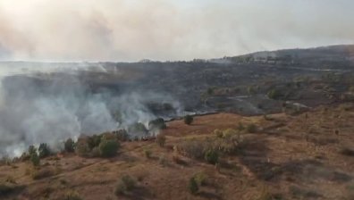 Големият пожар в Старозагорско е под контрол