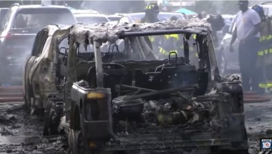 Незагасено барбекю запали 8 коли по време на футболен мач (ВИДЕО)